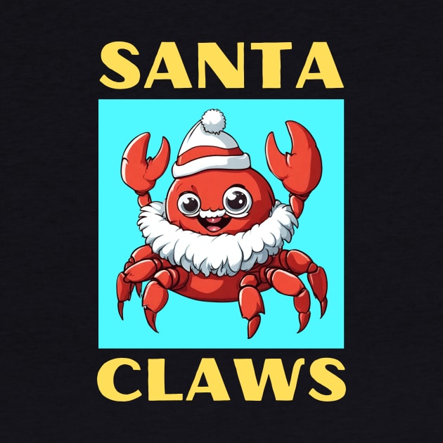 Santa Claws | Santa Claus Pun by Allthingspunny